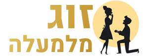 זוג מלמעלה הצעות נישואין